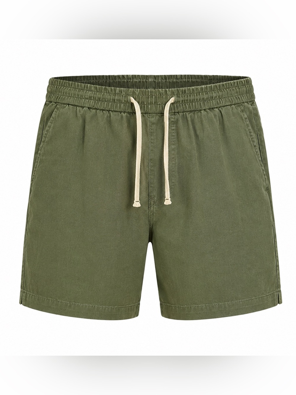 NEW GoodFellow & Co. Vintage Pull On Shorts 7 Drawstring Green Size XS Casual